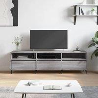 Berkfield Home TV Cabinet Grey Sonoma 150x30x44.5 cm Engineered Wood