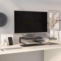 Berkfield Home Monitor Stand Black 37x28x11.5 cm
