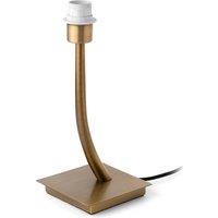 Netlighting Rem 1 Light Table Lamp Antique Gold Shade Not Included E27