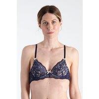 Little Women Women's 'Gigi' Non Wired Small Cup Bra in Navy | Size: 38AA