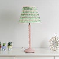ValueLights Riza Tapered Fabric Pleated Easy Fit Small Lamp Shade in Pink