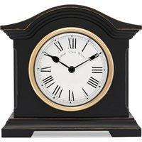 Acctim Falkenburg Mantel Clock Quartz Mechanism Distressed Finish in Black
