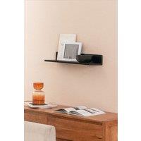 MH London Wall Shelf Solid Wood Floating Shelf Bookshelves - Small - Yung in Black