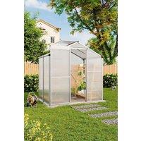 Aluminium Hobby Greenhouse with Window Opening