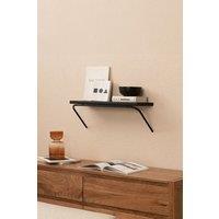 MH London Wall Shelf Shelves & Bookcases Solid Wood Floating Shelf Bookshelves - Small - Venice in Black