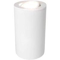 Happy Homewares Uplighter Floor or Table Lamp with Tilt Capability - GU10 in White