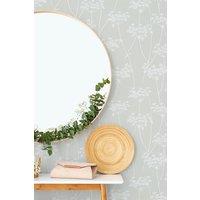 Superfresco Easy Aura Sage Floral Wallpaper in Green | Size: 10000mm x 520mm