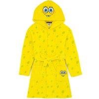 SpongeBob SquarePants Bathrobe | Yellow | Official Merch | Size: 7-8 Years