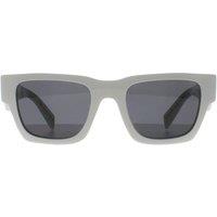 Prada Men's Square Talc Dark Grey PRA06S in White