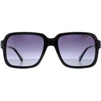 Polaroid Men's Square Black Grey Gradient Polarized PLD 6220/S/X