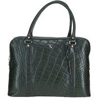 Three Section Large Veggie Tanned Leather Bag