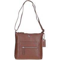 Ashwood Leather Women's 'Bondoran' Versatile Real Leather Shoulder Bag in Light Brown