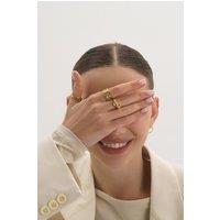 Elk & Bloom Women's 18K Gold Knot Ring