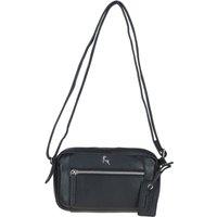Ashwood Leather Women's 'Cork' Compact Leather Crossbody Bag in Black