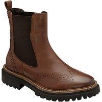 Ravel Women's Brown Leather 'Westhill' Chelsea Boots | Size: 5