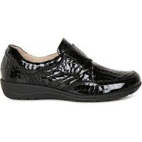 Caprice Women's 'Vera' Riptape Shoes in Black | Size: 5