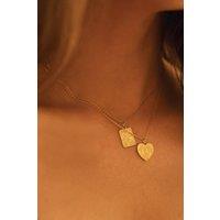 Elk & Bloom Women's Chunky 14K Gold Heart Love Necklace