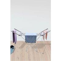 Groundlevel Extra large heated electric winged clothes airer in Silver