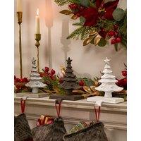 Dibor Pack of 3 Christmas Tree Decorative Christmas Stocking Holders in Brown | Size: 3 Pack