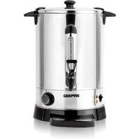 Geepas 7L Hot Water Dispenser Catering Urn - Stainless Steel Tea Coffee Boiler with Keep Warm in Metallic Silver