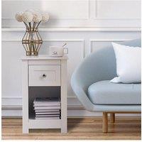 One Drawer Small Side Table