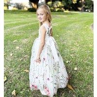 Lilly + Bo Girl's Ariel Flower Girl or Party Dress in Pink | Size: 9-10 Years