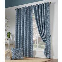 Luxury Living Cam Room Darkening Ring top Curtains in Grey | Size: 168 cm width x 229 cm drop