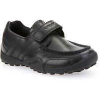 Geox Boy's J W.SNAKE MOC B MOCCASINS in Black | Size: Infant 11.5