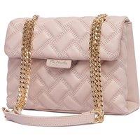 Raffaella Women's Quilted Chain Shoulder Bag in Beige