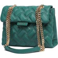 Raffaella Women's Quilted Chain Shoulder Bag in Green