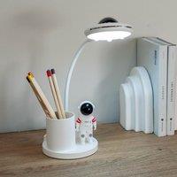 ValueLights Tom Spaceman Adjustable Projector Astronaut Night Light in White