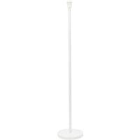 ValueLights Charlie White Metal Single Stem Floor Lamp Base