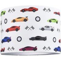 Happy Homewares Modern & Colourful Childrens Fabric Lamp Shade