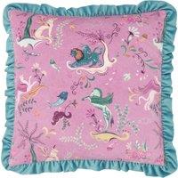 Furn Athena Mythological Ruffle Trim Cushion | Size: 45 cm x 45 cm