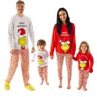 The Grinch Long Sleeve Long Leg Pyjama Set | Red | Official Merch | Size: 4-5 Years