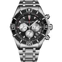 STHRLING Original Men's Stellar 44mm Japanese Quartz Chronograph 1022 Watch in Black