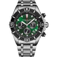 STHRLING Original Men's Stellar 44mm Japanese Quartz Chronograph 1022 Watch in Green