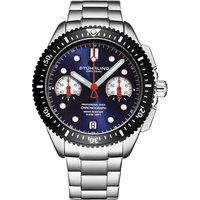 STHRLING Original Men's Velocity 4016 Quartz 42mm Chronograph Watch in Blue