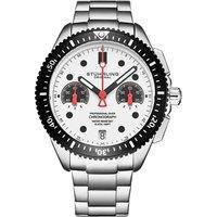 STHRLING Original Men's Velocity 4016 Quartz 42mm Chronograph Watch in White