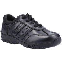 Hush Puppies Men's 'Jezza 2 Senior' School Shoes in Black | Size: 4