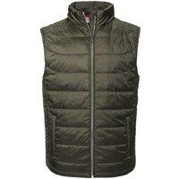 Russell Men's Nano Padded Body Warmer in Dark Olive | Size: XL