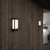 Nordlux Modern Outdoor Wall Light Black Aluminium Intergrated LED Weatherproof - Mains Powered, IP44