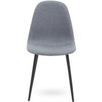 Orsina Salford Fabric Dining Chair in Grey