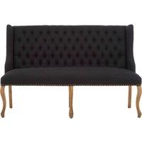 Orsina Harrison 2 Seat Bench in Black