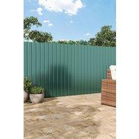 Set of 6 Durable Steel Corrugated Panels Side Panels