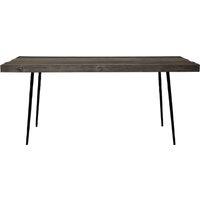 Orsina Dining Table, Rustic Dining Room Table For Breakfast, Sturdy Small Modern Dining Table For Dinner in Black