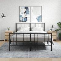 Berkfield Home Bedside Cabinets 2 pcs Sonoma Oak 40x35x50 cm Engineered Wood in Brown | Size: 40 x 35 x 50 cm