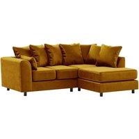 Brooklyn Plush Velvet 3 to 4 Seater L Shaped Corner Sofa Right Hand Facing