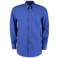 Kustom Kit Men's Corporate Long Sleeve Oxford Shirt in Royal | Size: 22 inches