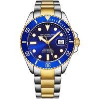 STHRLING Original Men's Swiss Quartz Depthmaster 40mm Dive Watch in Blue